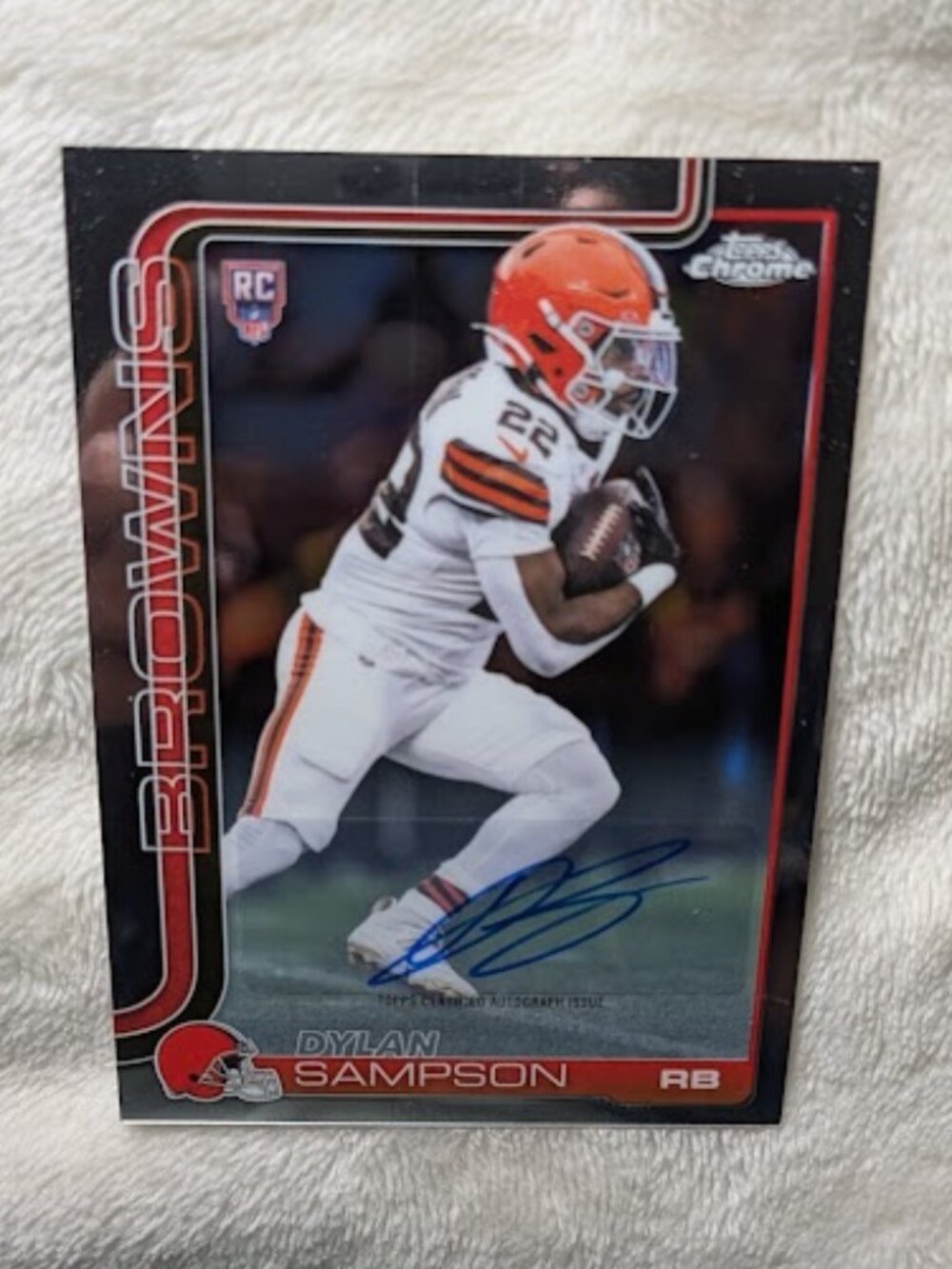 2025 Topps Chrome Auto Rookie Variation DYLAN SAMPSON #RA-DSA - Picture 5 of 7